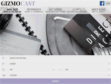 Tablet Screenshot of gizmocast.dk